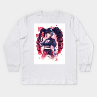 E-Girl Celestia Ludenberg Kids Long Sleeve T-Shirt